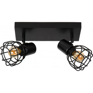 Filox II black wire ceiling spotlight Lucide