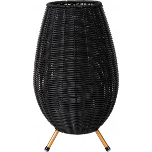 Colin 36cm black boho garden lamp Lucide