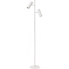 Clubs white 2-point floor lamp with adjustment Lucide