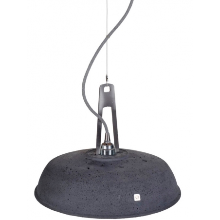 Industrialna Lampa betonowa wisząca Industriola 36 Antracytowa LoftLight do salonu i sypialni.