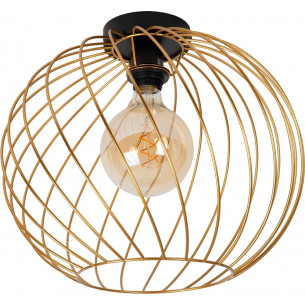 Danza 40cm gold matt wire ceiling lamp Lucide