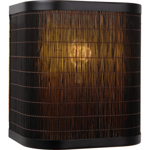 Tagalog black boho bamboo wall lamp Lucide 2