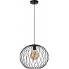 Danza 40cm black wire ball pendant lamp Lucide