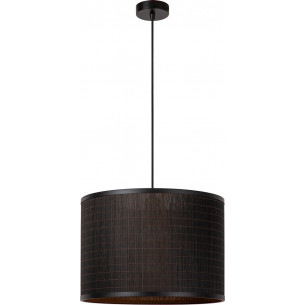 Tagalog 40cm black boho bamboo pendant lamp Lucide