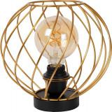 Danza gold matt wire ball table lamp Lucide