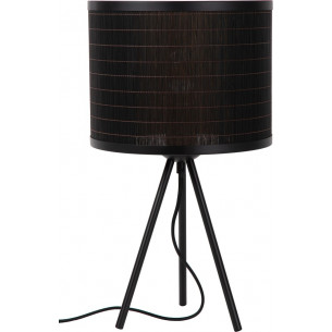 Tagalog black boho bamboo table lamp Lucide