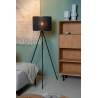 Tagalog black boho bamboo tripod floor lamp Lucide