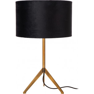 Tondo black&amp;brass tripod table lamp Lucide