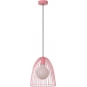 Macarons 24cm pink wire pendant lamp Lucide