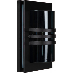 Privas II black modern outdoor wall lamp Lucide