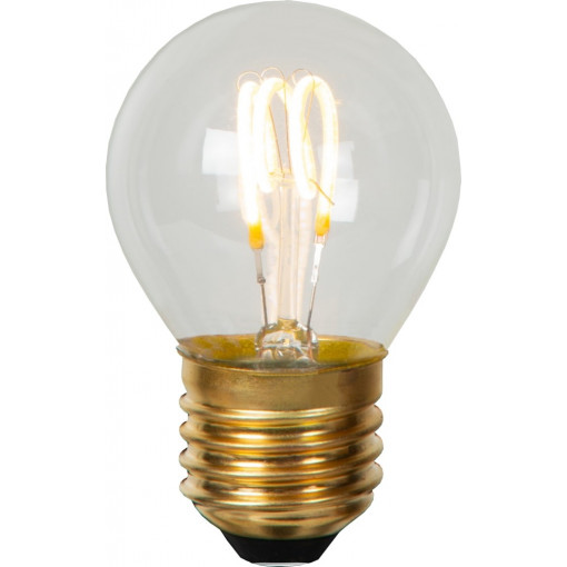 G45 4.5cm E27 3W 2700K transparent decorative dimmable bulb Lucide