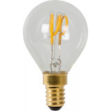 P45 LED 4.5cm E14 3W 2700K transparent decorative dimmable bulb Lucide