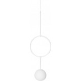 Isuulla 30cm white designer glass globe pendant lamp Ummo
