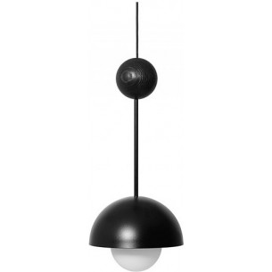 Lampa wisząca designerska Kello 27cm czarna Ummo