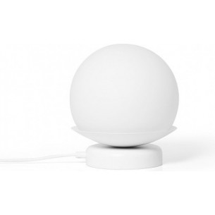 Kuul white glass sphere table lamp Ummo