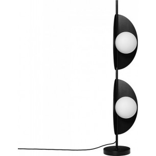 Sallo F black designer 2-light table lamp Ummo