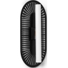Sauva 35cm black oval decorative wall lamp Ummo