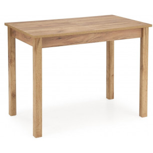 Gino 100x60cm oak craft extendable table Halmar