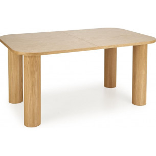 Elefante 160x100cm natural oak scandinavian extendable table Halmar