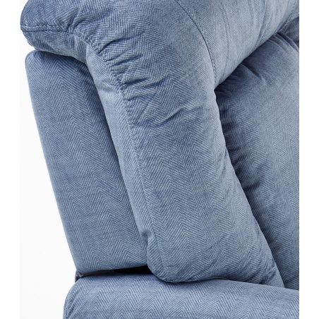 Wygodny Rozkładany fotel wypoczynkowy Bard Ciemnoniebieski Halmar do czytania w salonie i sypialni.