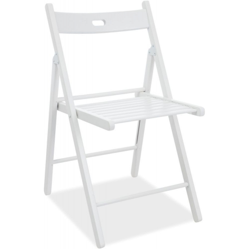 [OUTLET] Krzesło drewniane składane Smart białe
