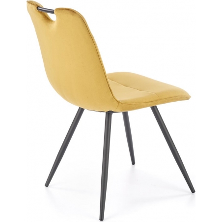 Krzesło welurowe K521 Velvet musztardowe Halmar