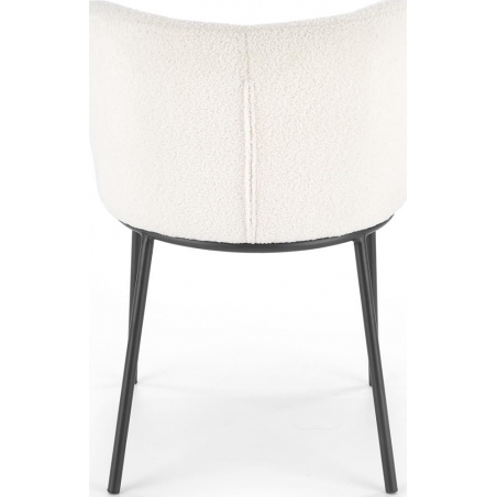 Krzesło tapicerowane "baranek" K518 kremowe Halmar