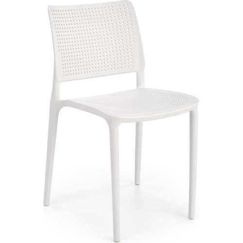 Krzesło ażurowe z tworzywa K514 białe...