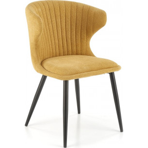 K496 mustard modern upholstered chair Halmar