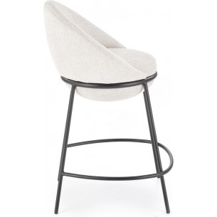 H118 65cm beige&amp;black upholstered bar stool Halmar 2