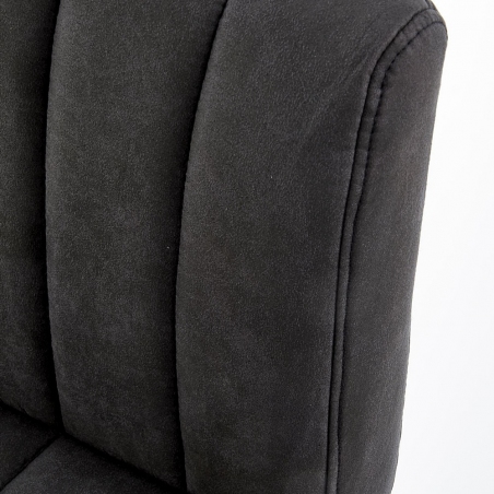 H-89 dark grey adjustable upholstered bar stool Halmar