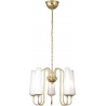 Magnum V 40cm white&amp;gold glamour glass chandelier ZumaLine