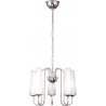 Magnum V 40cm white&amp;chrome glamour glass chandelier ZumaLine