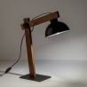 Lampy na biurko. Lampa biurkowa loft Oslo czarny/orzech TK Lighting