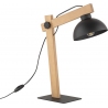 Oslo black&amp;wood loft desk lamp TK Lighting