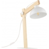 Oslo white&amp;wood scandinavian desk lamp TK Lighting