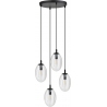 Astral Premium IV 40cm transparent glass pendant lamp Emibig