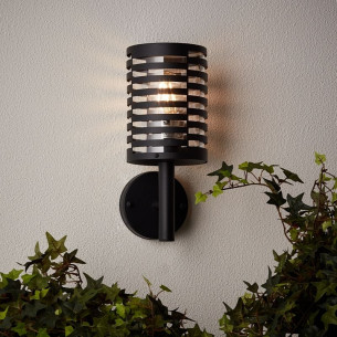 Venlo black garden wall lamp Brilliant