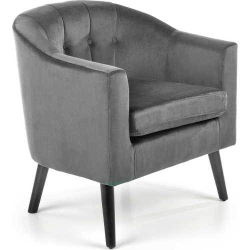 Marshal grey upholstered armchair...