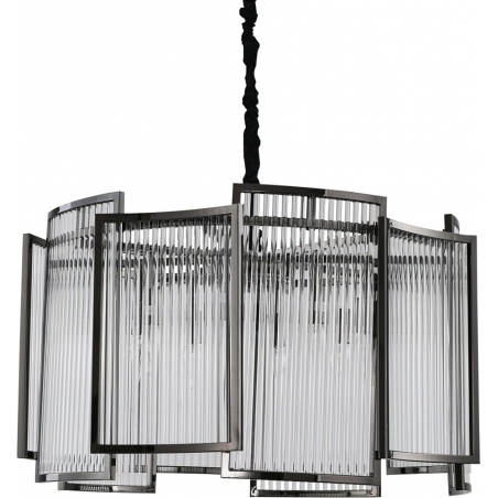 Lampa wisząca kryształowa Imperio 80cm czarna Step Into Design