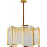 Imperio 80cm gold crystal pendant lamp Step Into Design
