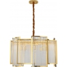 Imperio 80cm gold crystal pendant lamp Step Into Design