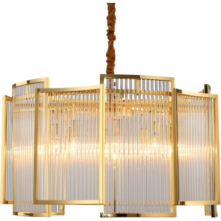 Lampa wisząca kryształowa Imperio 80cm złota Step Into Design