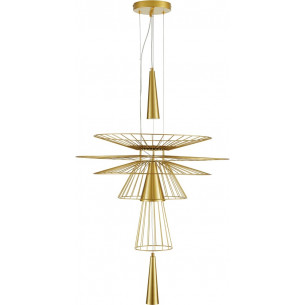 Susso 60cm gold designer wire pendant lamp Step Into Design