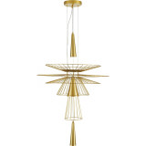 Susso 60cm gold designer wire pendant lamp Step Into Design Susso 60cm gold designer wire pendant lamp Step Into Design