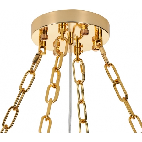 Lampa wisząca kryształowa glamour Rea 80cm złota Step Into Design