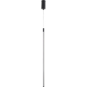 Lampa wisząca minimalistyczna Sparo LED 2cm H80cm czarna Step Into Design