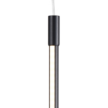 Lampa wisząca minimalistyczna Sparo LED 2cm H100cm czarna Step Into Design