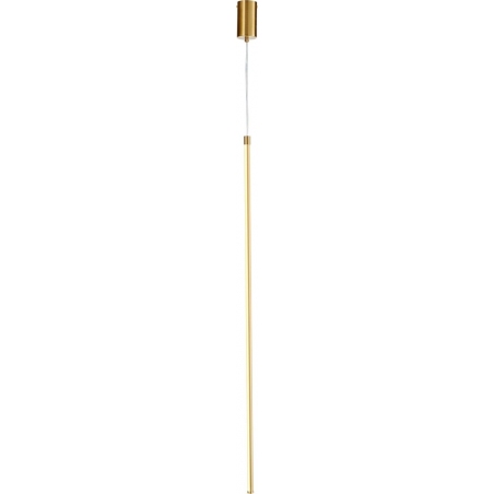Lampa wisząca minimalistyczna Sparo LED 2cm H100cm złota Step Into Design