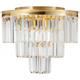 Splendore 50cm clear&amp;gold glamour crystal ceiling lamp Step Into Design